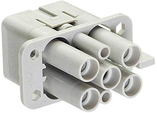 Harting 09 12 006 3141 rectangular Insert, RCPT, Q 4/2, 6 + GND